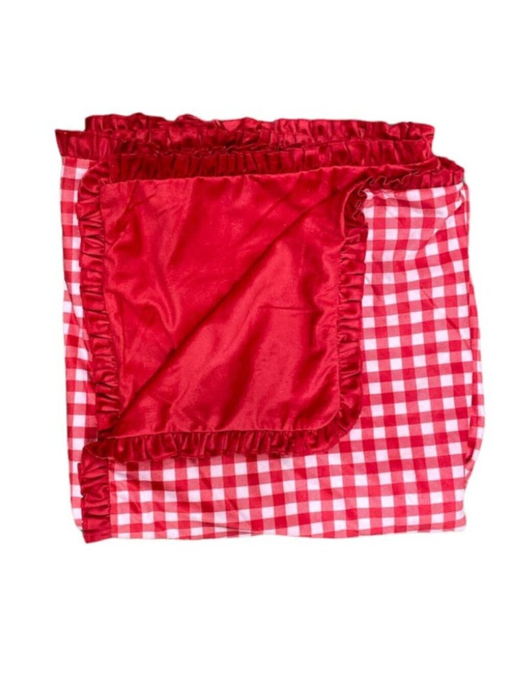Red Gingham Swim Towel